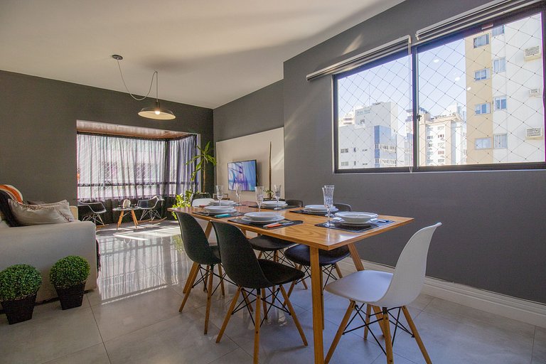 DGE92 - Elegante, 2 Dorm, Churrasqueira na Sacada
