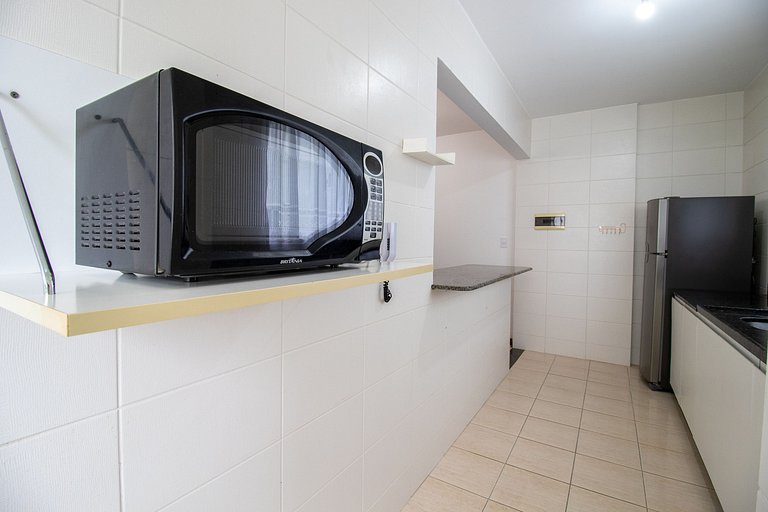 MNT51 - Churrasq, Climatizado, 2 Dorm, Garagem