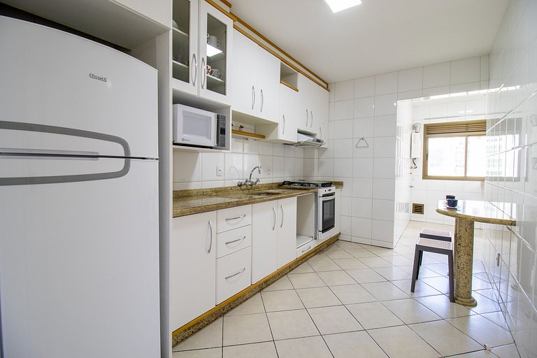 MOL14 - Vista para ilha, 3 Dorm, Climatizado