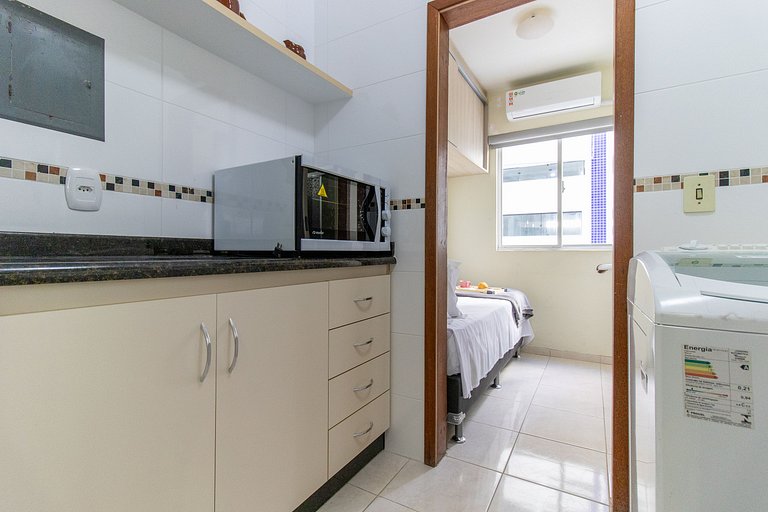 VNZ42B - Climatizado, Quadra Mar, Garagem, Wi-Fi