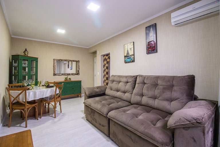 VPR22 - 2Dorm, Quadra Mar, Climatizado, Wi-Fi