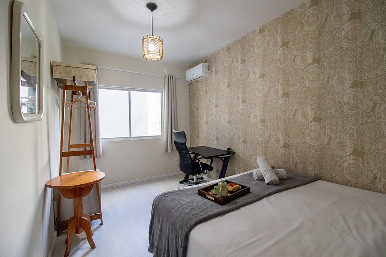VPR22 - 2Dorm, Quadra Mar, Climatizado, Wi-Fi