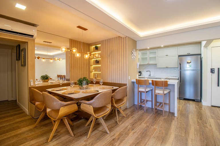 GMN51 - Av. Brasil, Climatizado, 2 suítes + 1 Dorm