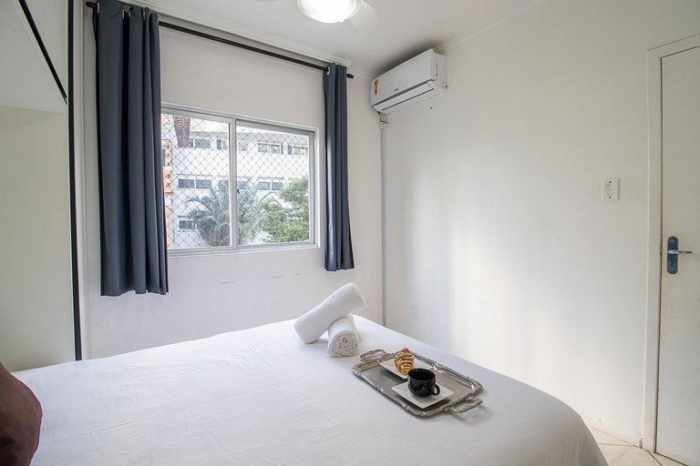VPR23 - Quadra mar, 1 Dorm, 180m da praia, Wi-Fi