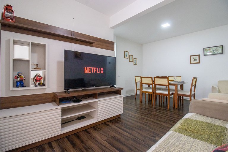 CRM75 - Centro, 3Dorm, TV Smat, Garagem, Wi-fi