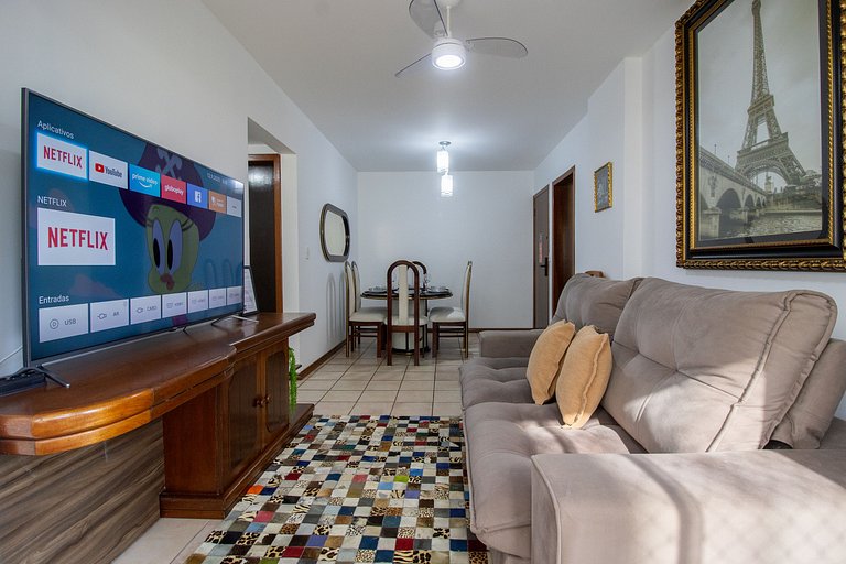 BK63 - TV Smart, Garagem, 2Dorm, Centro