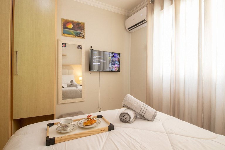 BLX72 - 2 Dorm, Churrasqueira, Garagem, Wi-fi
