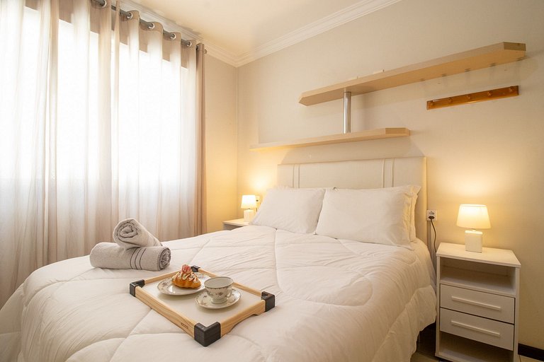 BLX72 - 2 Dorm, Churrasqueira, Garagem, Wi-fi