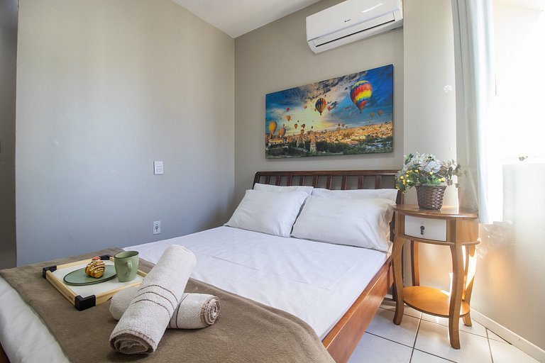 CB62 - Duplex, 4 Dorm Climatizados, Churrasqueira