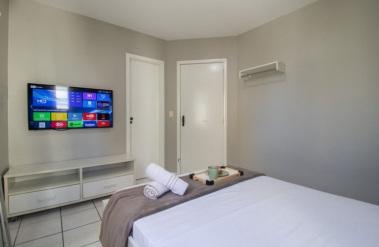 CB62 - Duplex, 4 Dorm Climatizados, Churrasqueira