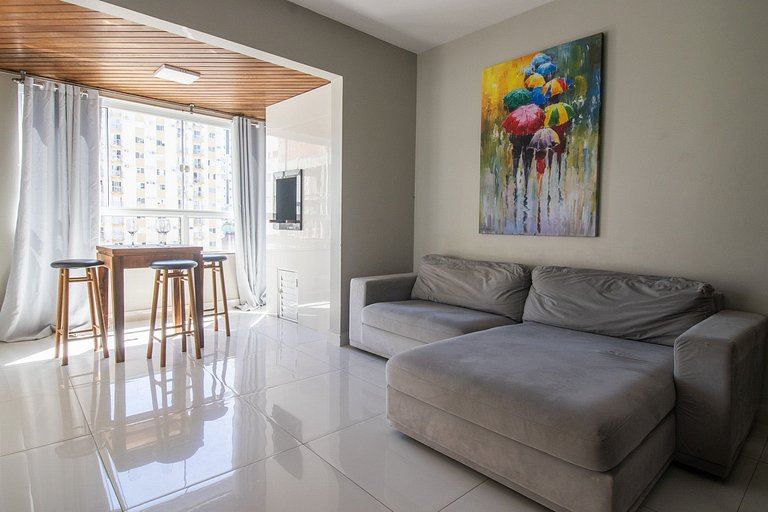 CB62 - Duplex, 4 Dorm Climatizados, Churrasqueira