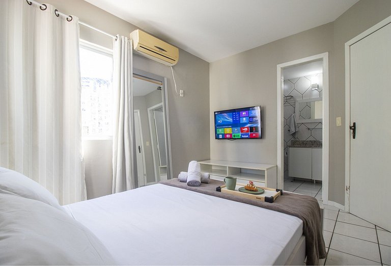 CB62 - Duplex, 4 Dorm Climatizados, Churrasqueira