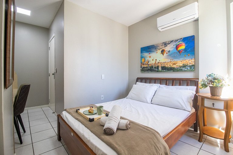 CB62 - Duplex, 4 Dorm Climatizados, Churrasqueira