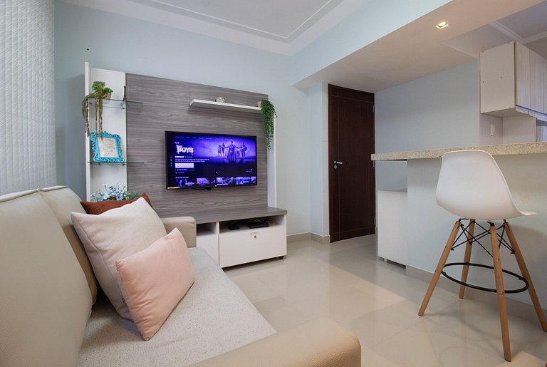 IBA32 - Aconchegante, Churrasqueira, TV Smart