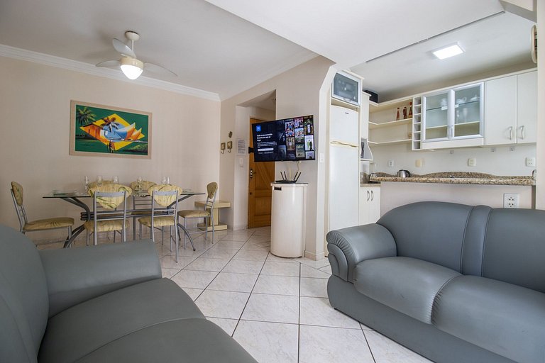 CRM71 - 3 Dorm, Centro, TV Smart, Garagem, Wi-Fi