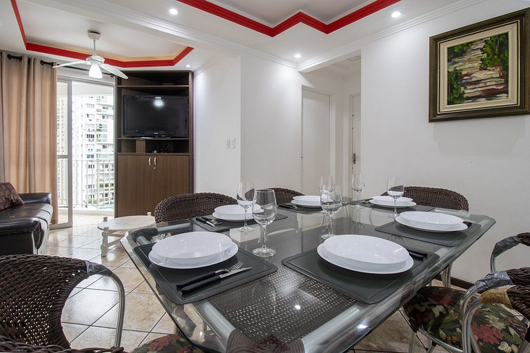 CRM61 - 3 Dorm, Climatizado, Sacada, Garagem