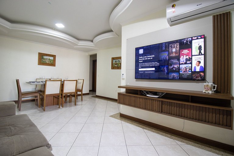 CSL61 - Churrasqueira, Climatizado, Sacada, 3 Dorm