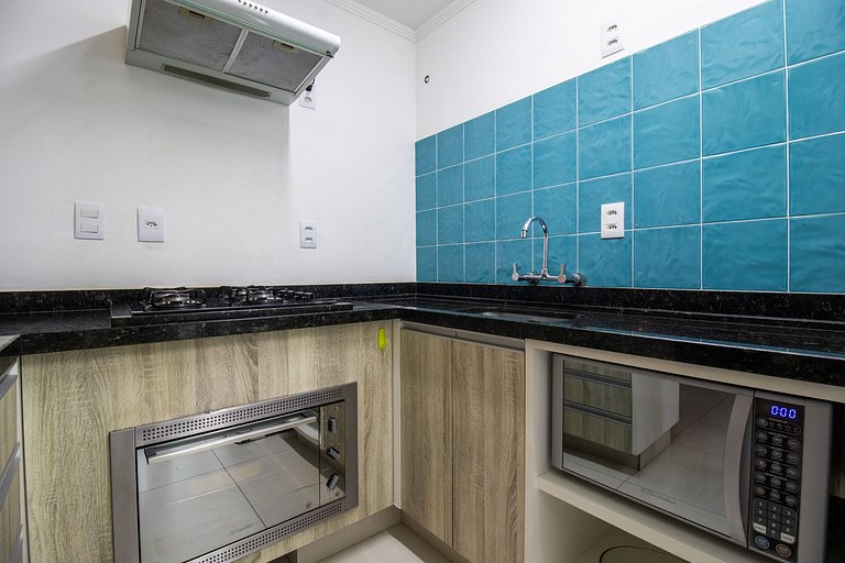 DEL34 - Quadra Mar, 2 Dorm, TV Smart, Sacada