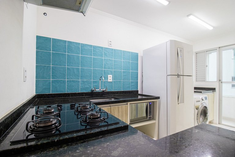 DEL34 - Quadra Mar, 2 Dorm, TV Smart, Sacada