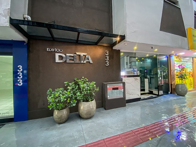 DEL34 - Quadra Mar, 2 Dorm, TV Smart, Sacada