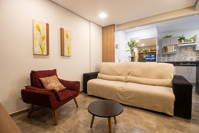 CRM25 - Lindo Espaço, Climatizado, 2 Dorm, Garagem