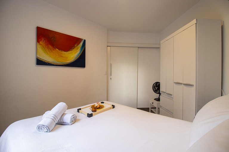 CRM25 - Lindo Espaço, Climatizado, 2 Dorm, Garagem
