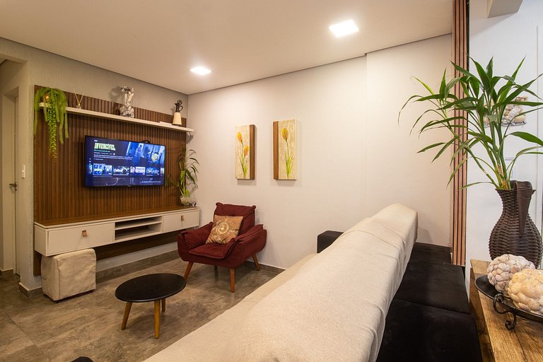 CRM25 - Lindo Espaço, Climatizado, 2 Dorm, Garagem