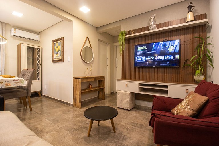 CRM25 - Lindo Espaço, Climatizado, 2 Dorm, Garagem