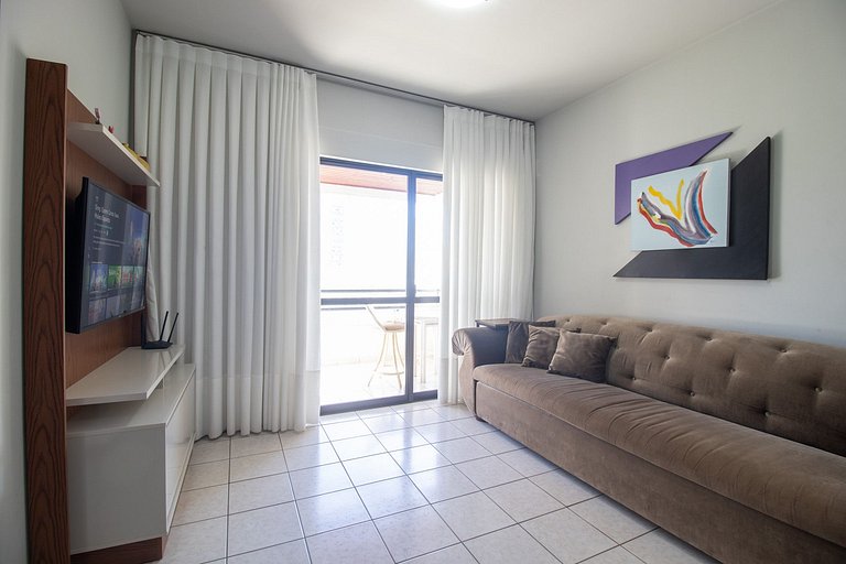 ISO86B - Sacada com Churrasq, 2 Dorm, Climatizado
