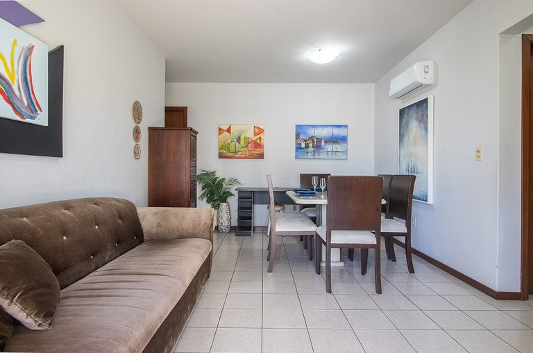 ISO86B - Sacada com Churrasq, 2 Dorm, Climatizado
