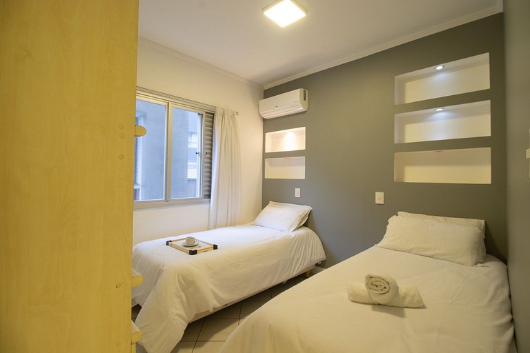 MTL22 - 3 Dorm, Prox. Praia Central, Climatizado