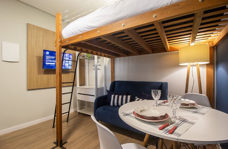 RSN1 - Studio, Smart TV, Wi-fi, Aconchegante