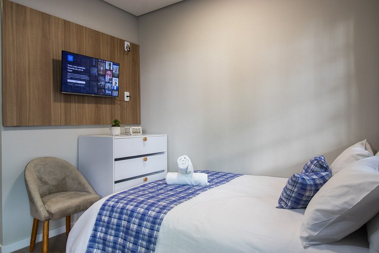 RSN3 - Studio, Smart TV, Wi-fi, Confortável