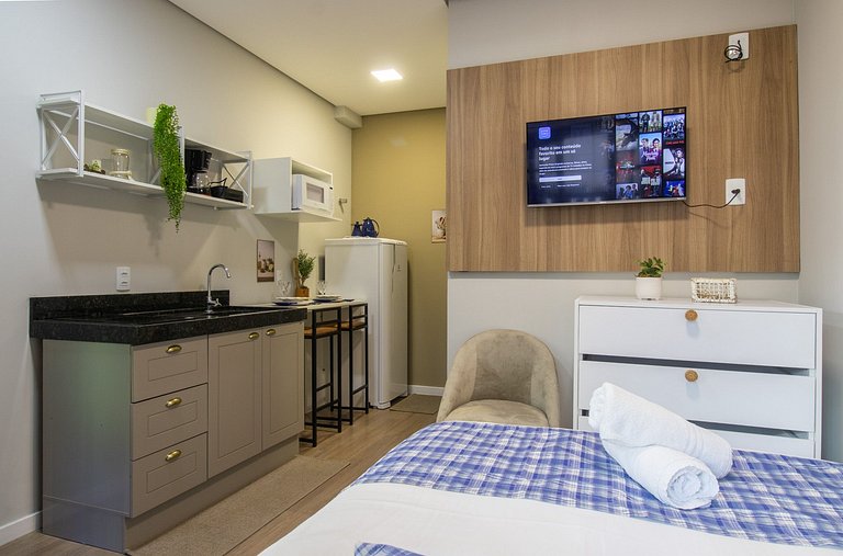 RSN3 - Studio, Smart TV, Wi-fi, Confortável