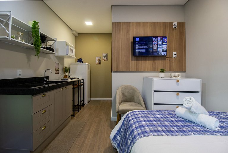 RSN3 - Studio, Smart TV, Wi-fi, Confortável