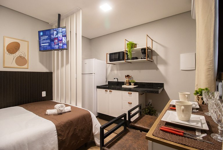 RSN4 - Studio, Smart TV, Wi-fi, Charmoso