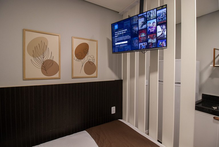 RSN4 - Studio, Smart TV, Wi-fi, Charmoso