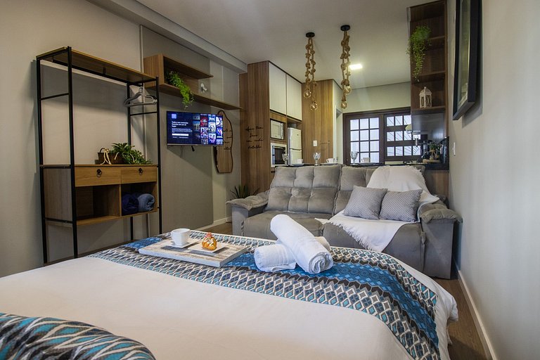 RSN8 - Studio, Smart TV, Wi-fi, Funcional