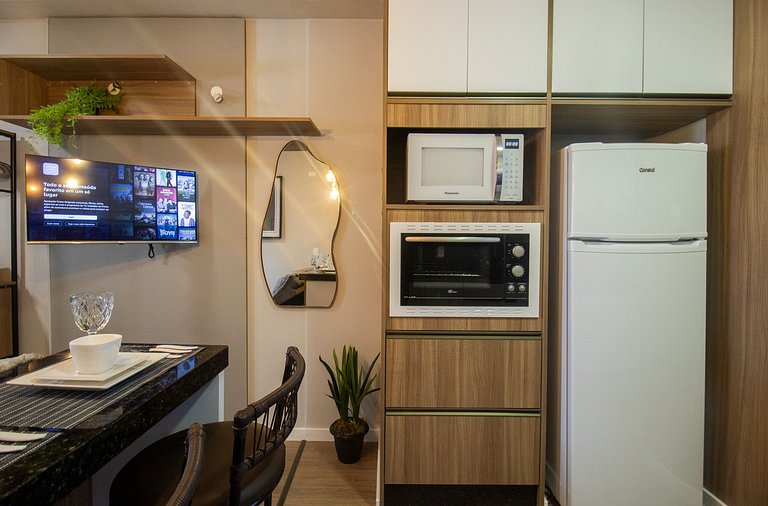 RSN8 - Studio, Smart TV, Wi-fi, Funcional