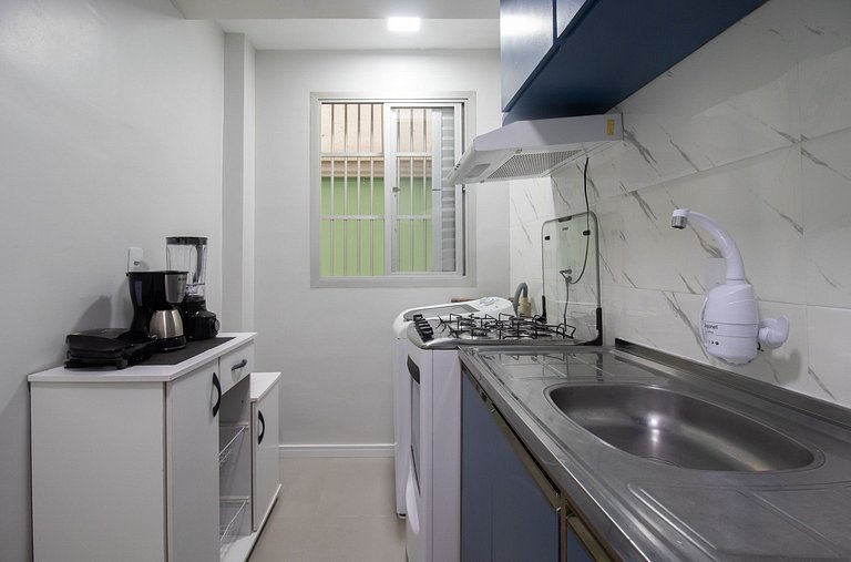 ACC13B - 1 Dorm, Quadra Mar, Wi-Fi, Varanda
