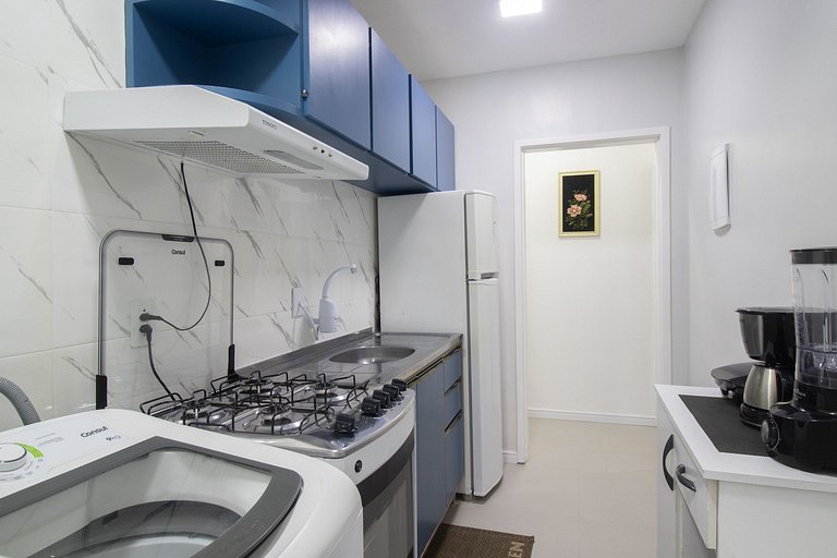 ACC13B - 1 Dorm, Quadra Mar, Wi-Fi, Varanda