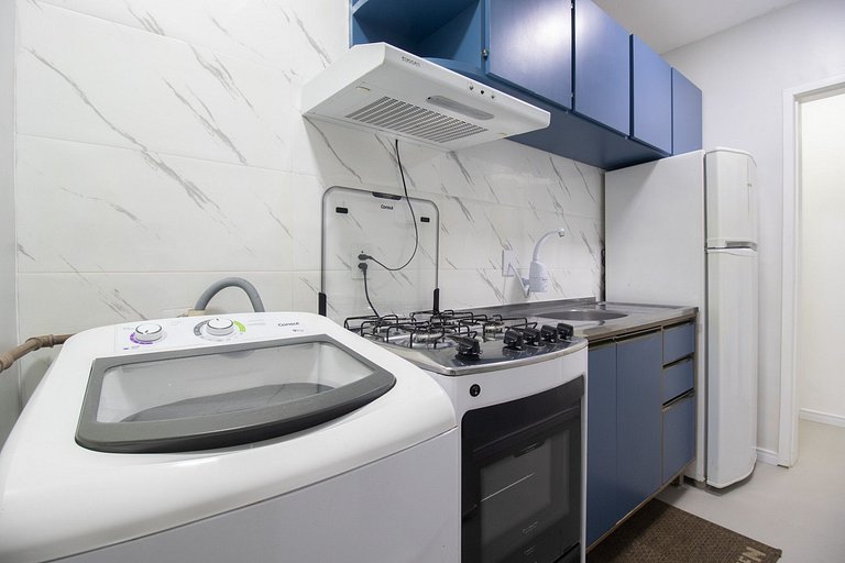 ACC13B - 1 Dorm, Quadra Mar, Wi-Fi, Varanda