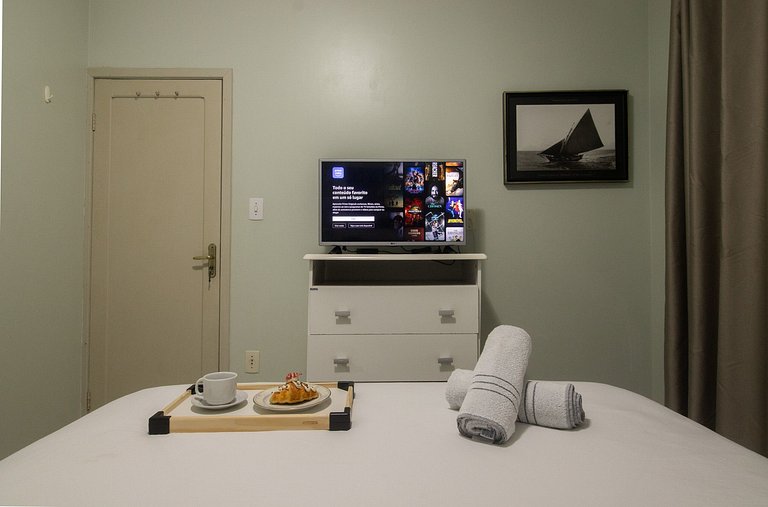 PRN66 - Próx Calçadão, Smart TV, 1 Dorm, Acolhedor